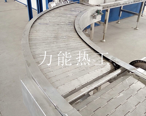 重庆不锈钢链板转弯输送机